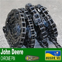AUSDRIVE CA550 John Deere 102L 51B 9600 9610 Chrome Pin Chains only