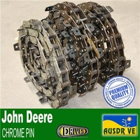 AUSDRIVE CA557 John Deere 110L 30B 9660/9670/9750/9760/9770/9860 Chains Only Chrome