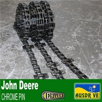 AUSDRIVE CA557 John Deere 112L 28B STS 60/70/80 Series Chains Only Chrome
