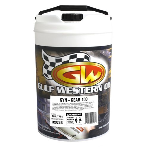 Gulf Western Syn-Gear Industrial Gear Oil 100 20L