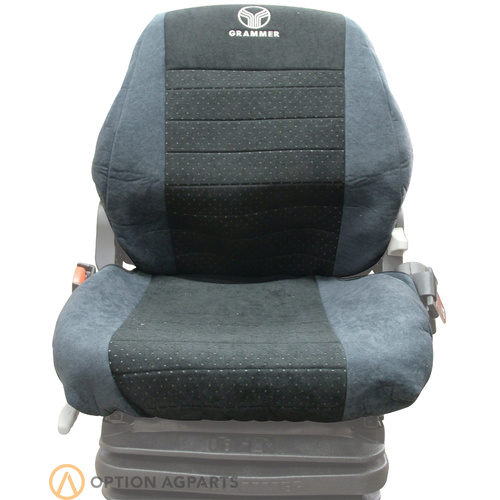 A&I Products 2Pc GRAMMER SEAT COVER Gray/BLACK       