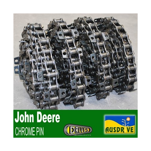 AUSDRIVE A557 John Deere 36B S Series Chains Only Chrome 